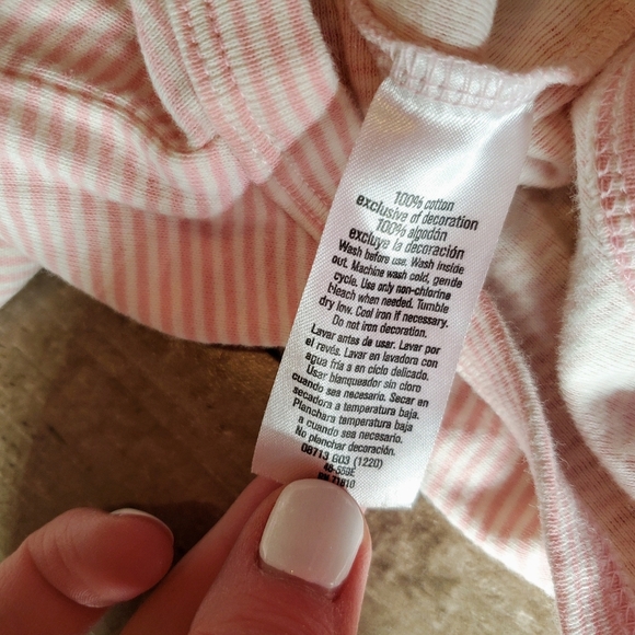 Gerber Baby Girl Pink and White Fox Onesies Bundle Size 6-9m 100% Cotton - Picture 14 of 16